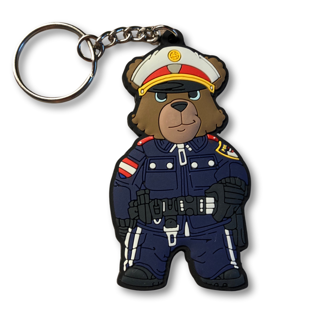 ÖBär V8 Police Bear Keychain