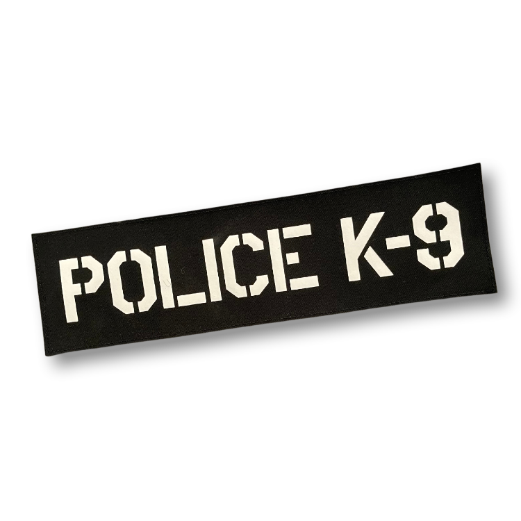 Police K9 back plate