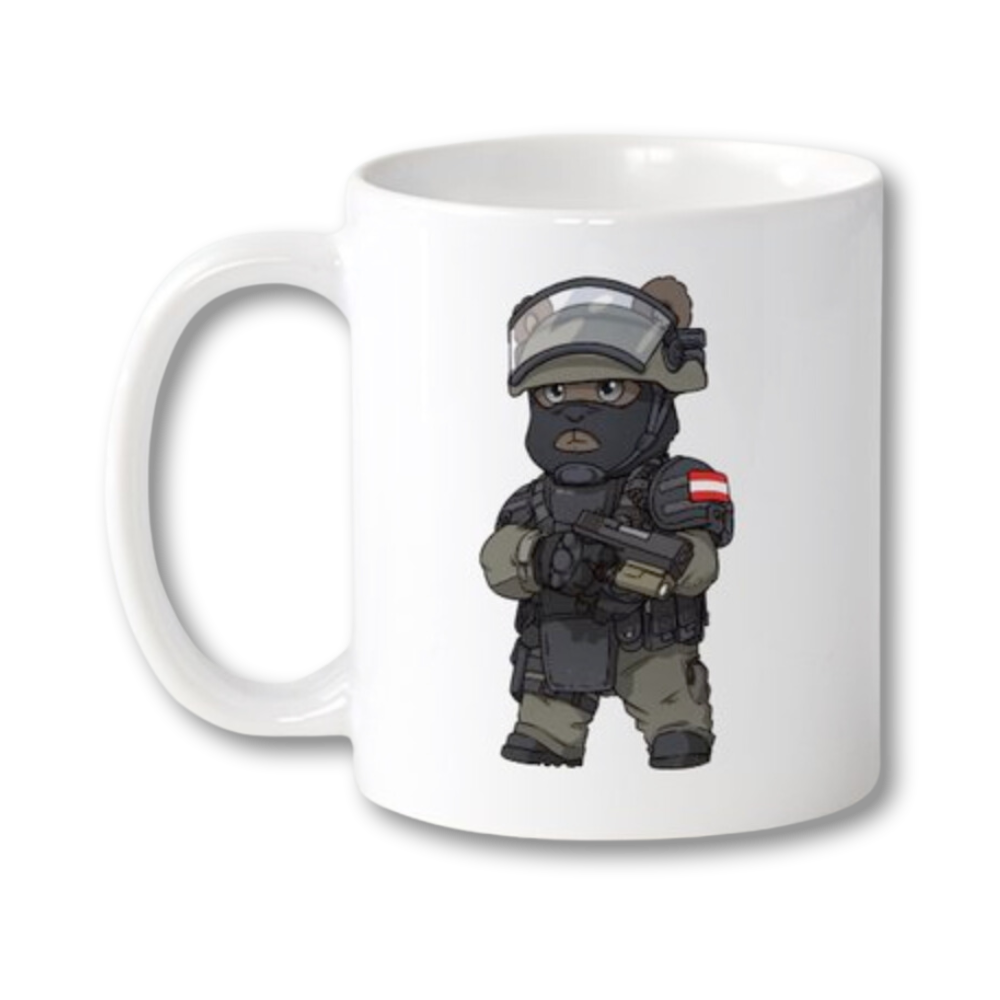 Coffee mug ÖBär V2 military police bear