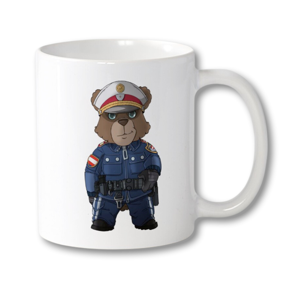 Coffee mug ÖBär V8 Police Bear