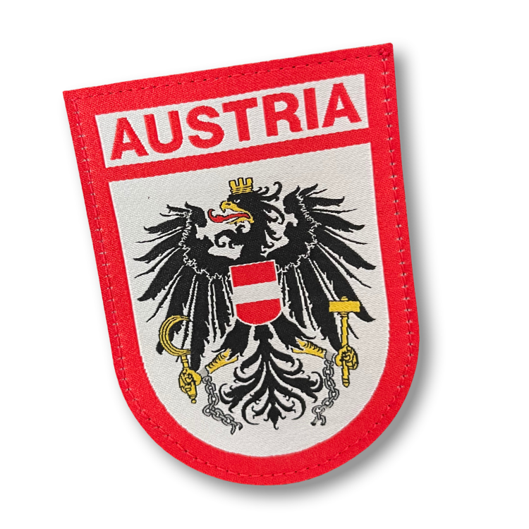 Nationalitätsabzeichen Austria Vollfarben