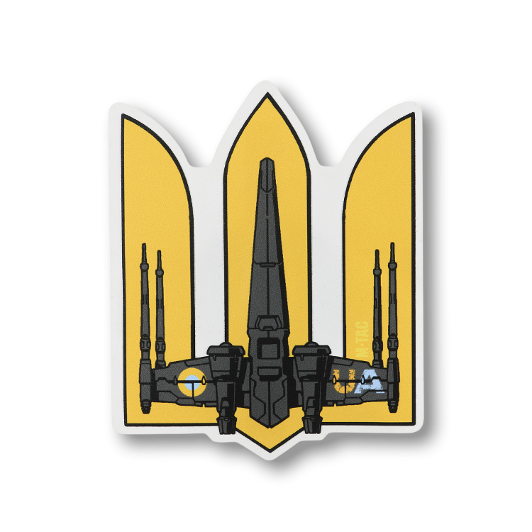 Ukraine-Wing Trident XL Sticker