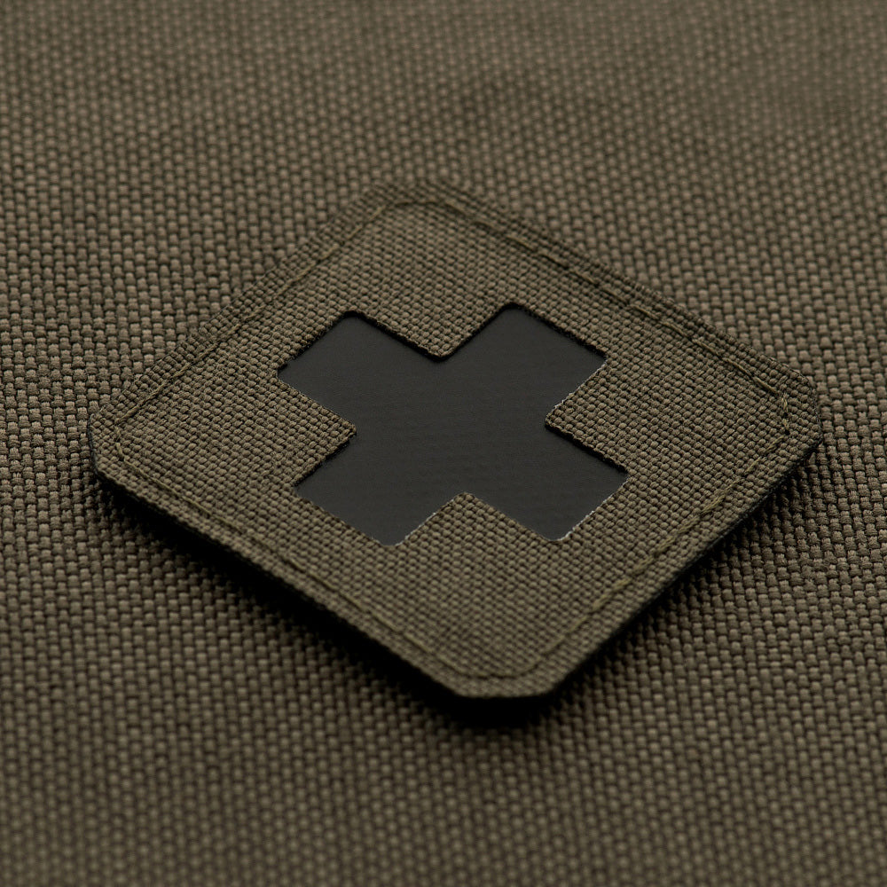 Medic Kreuz Lasercut Grün / Schwarz