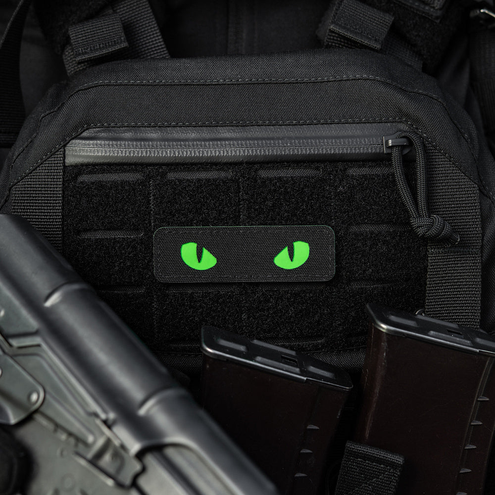 Cat Eyes Lasercut Schwarz/Grün