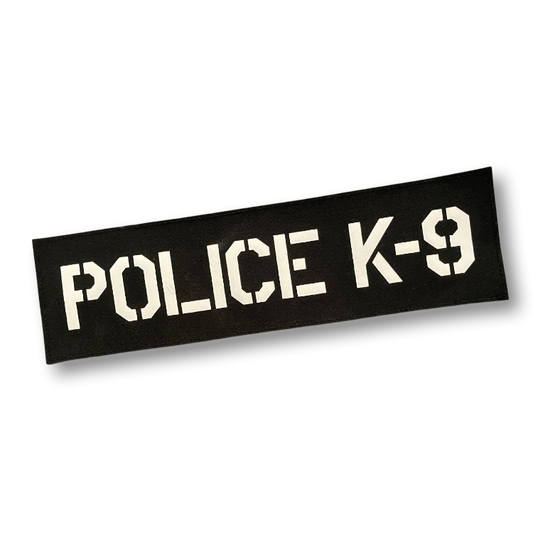 Police K9 back plate