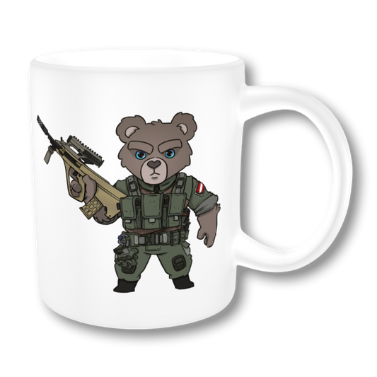 Kaffeehäferl ÖBär V1 Soldatenbär