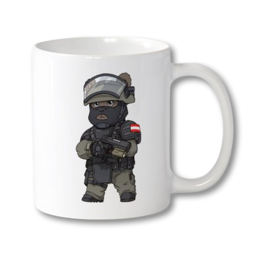 Coffee mug ÖBär V2 military police bear