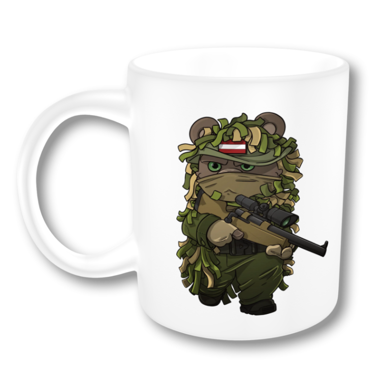 Kaffeehäferl ÖBär V3 Scharfschützenbär