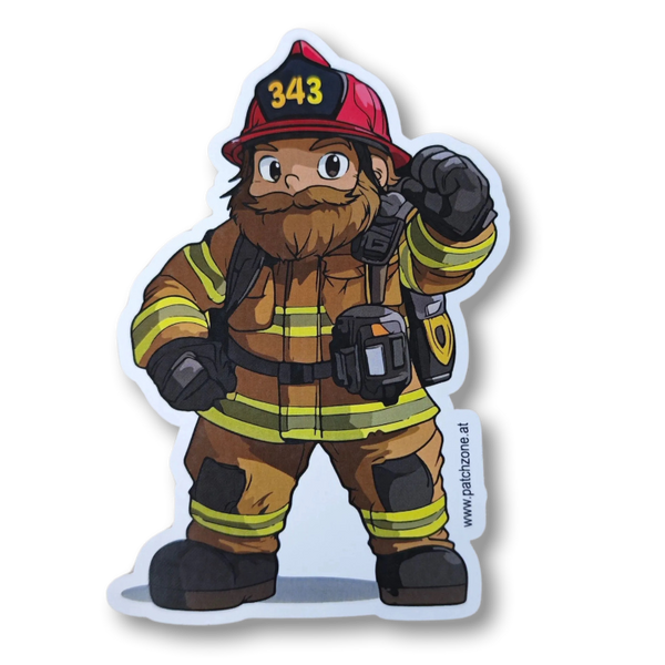 Firefighter 343 Stickers – Patchzone