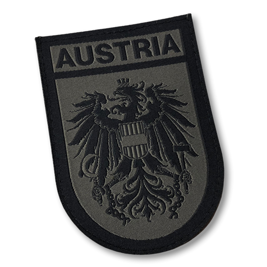 Nationalitätsabzeichen Austria Oliv - RAL7013